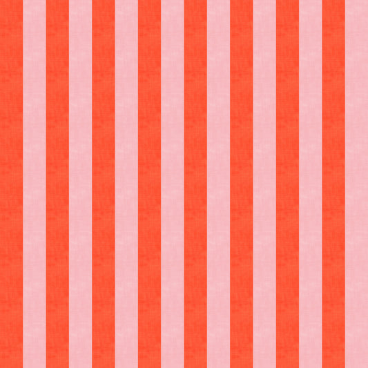Pink and Red Stripes Linen Texture Wallpaper