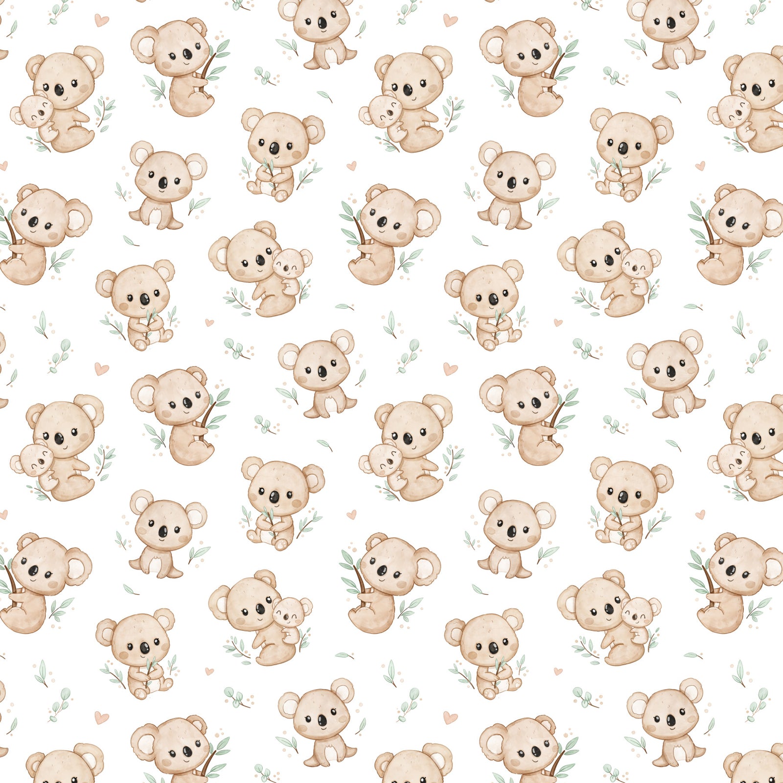 Koala Cuddles Wallpaper in your room