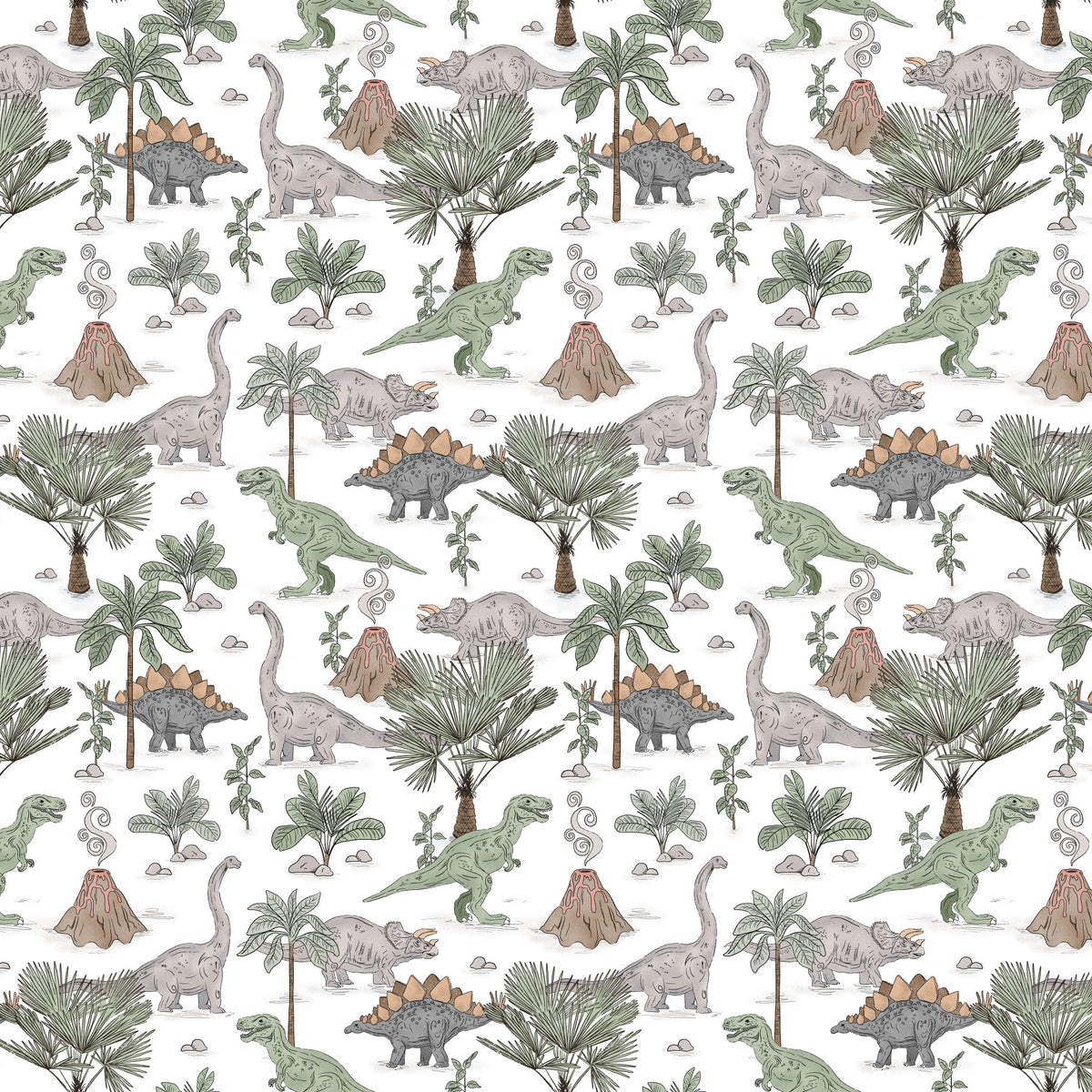 Dino Park Wallpaper in your room — zoomed
