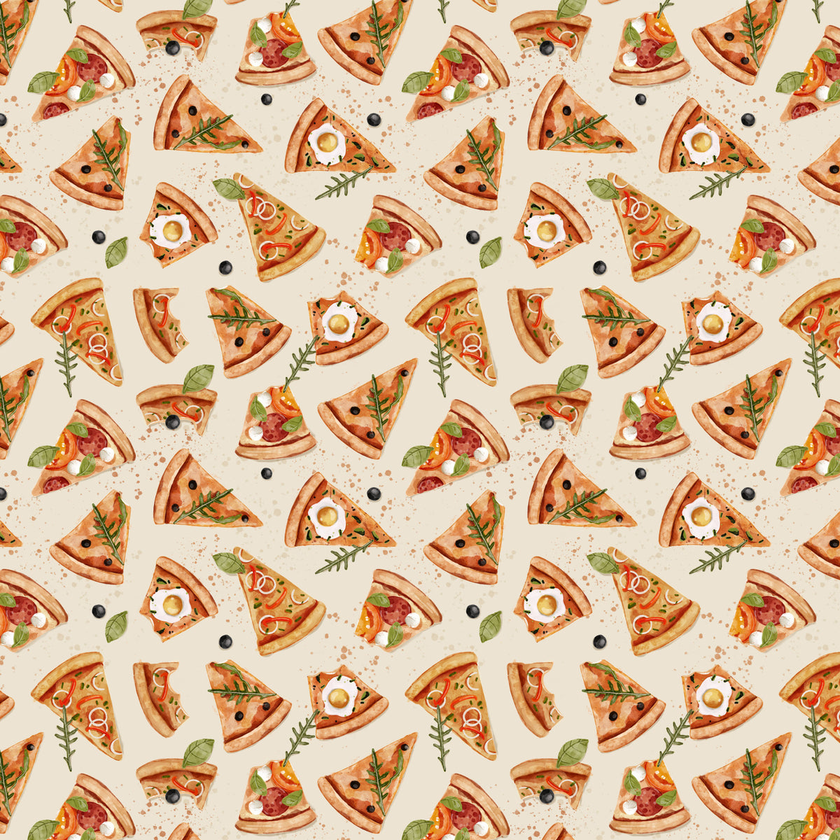 Pizza Time Wallpaper in your room — zoomed