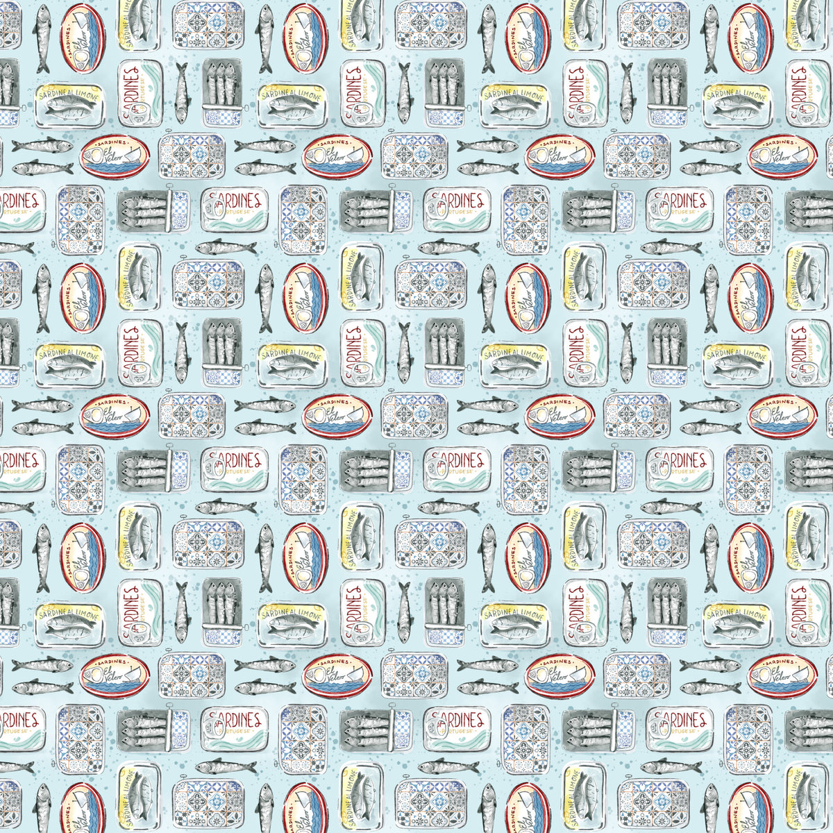 Sardines Portugese Small Wallpaper