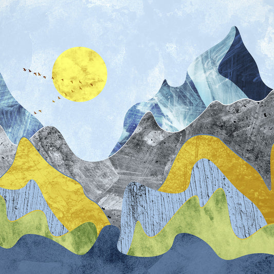 The marbled mountains Wallpaper