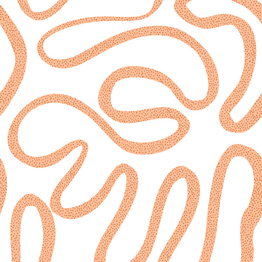 Terracotta Flow Wallpaper