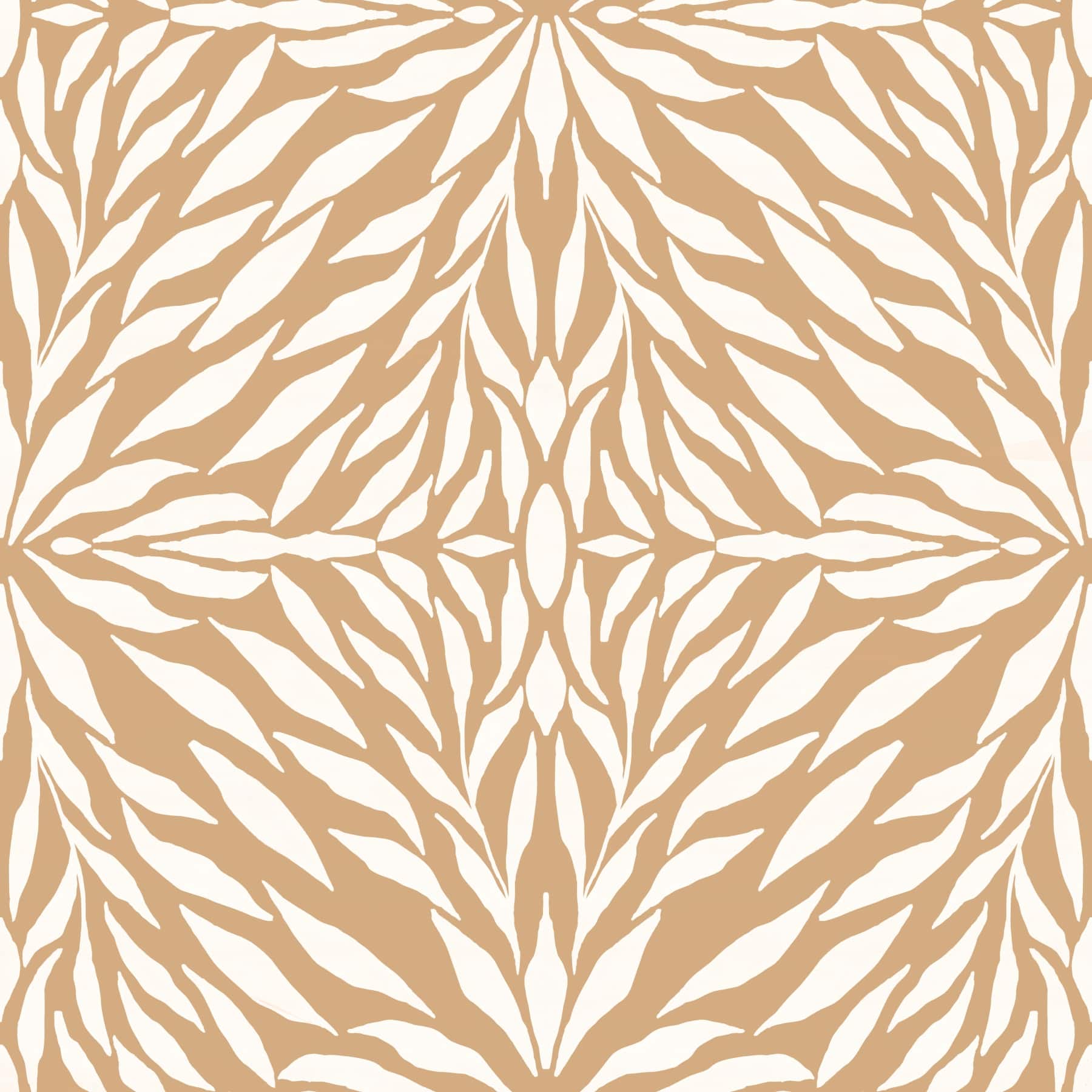 Zenith Leaves - Clay Wallpaper