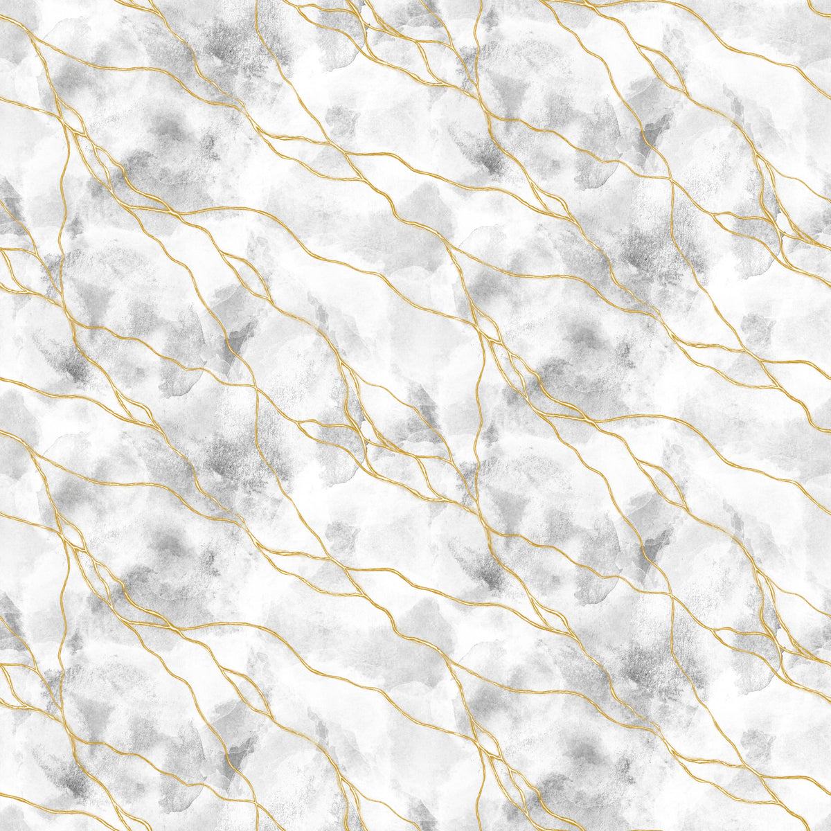 White Marble with golden veins Wallpaper in your room — zoomed