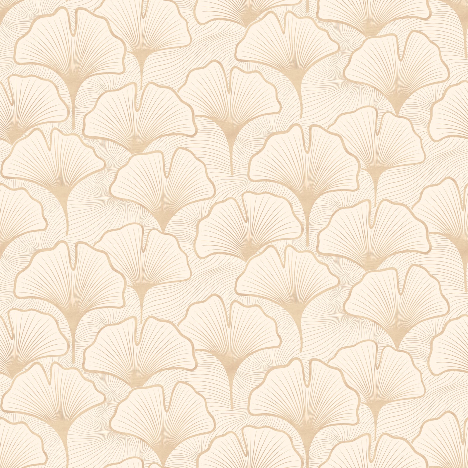 Ginkgo Elegance Wallpaper in your room