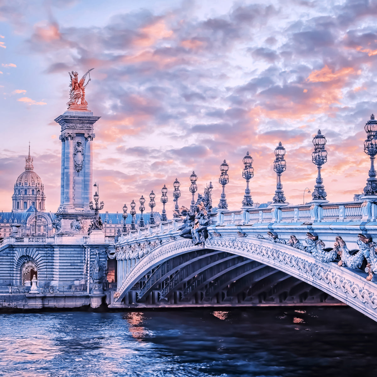 Pont Alexandre III: Parisian Dreamscape Wall Mural