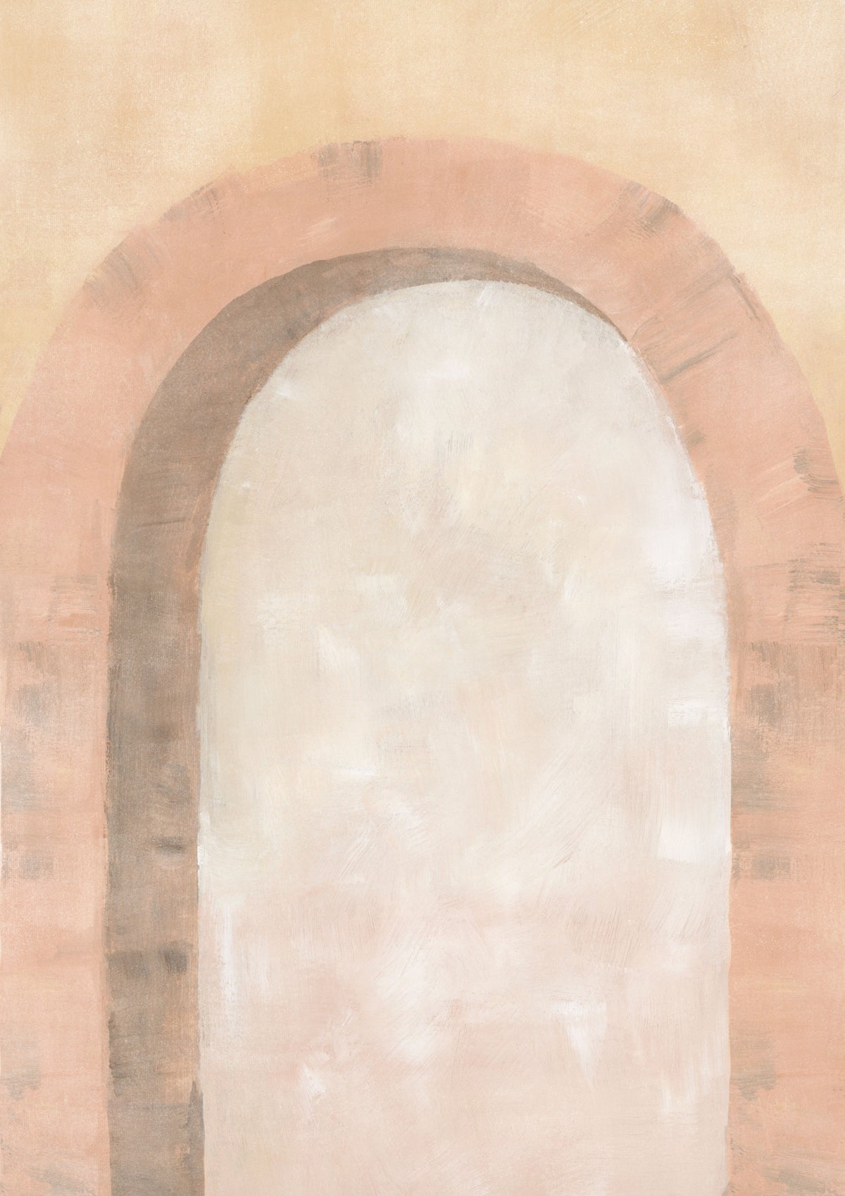Blush Archway Wallpaper in your room
