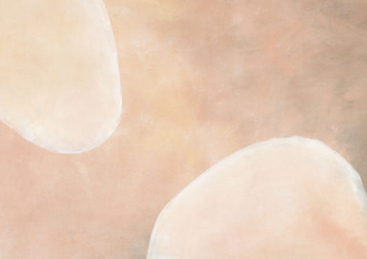 Neutral Mist Shapes Wallpaper