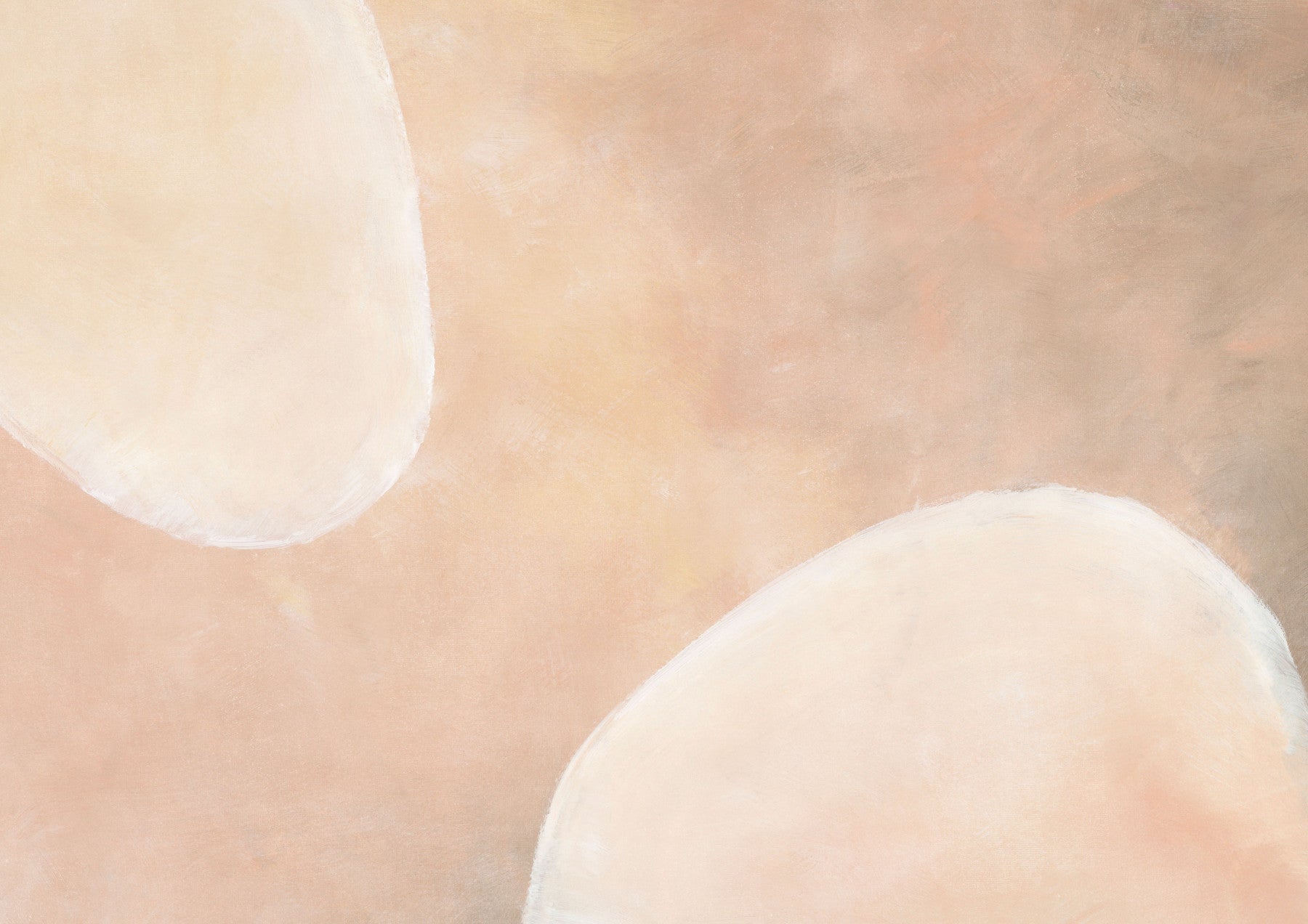 Neutral Mist Shapes Wallpaper
