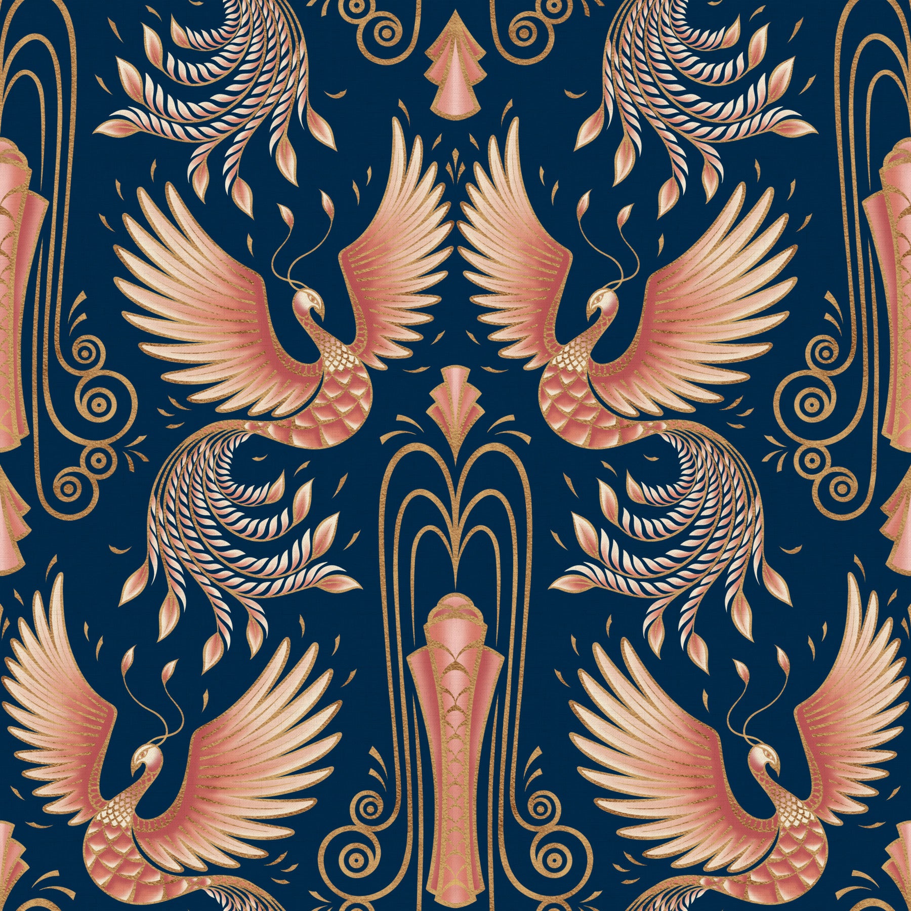 Eternal Flight of the Phoenix Wallpaper in your room — zoomed