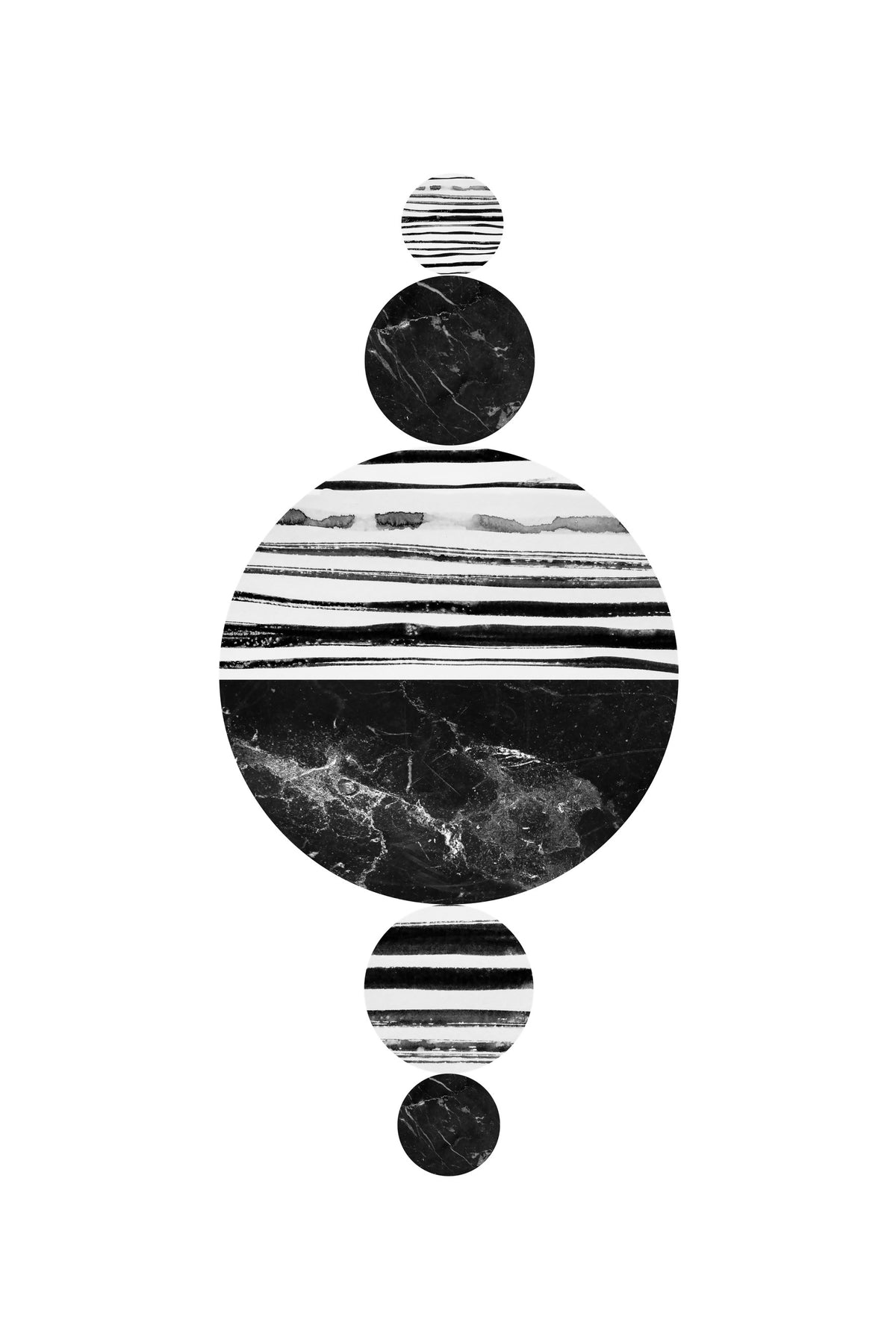 Abstract Shapes Wall Mural in your room