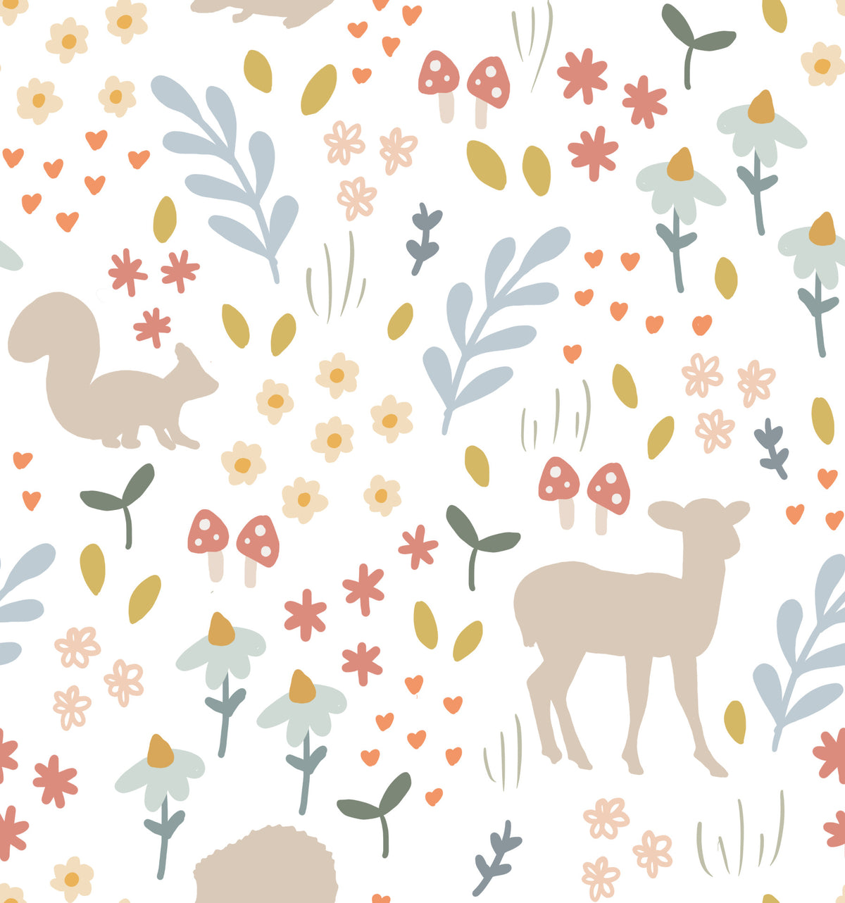 In The Woods Wallpaper in your room — zoomed