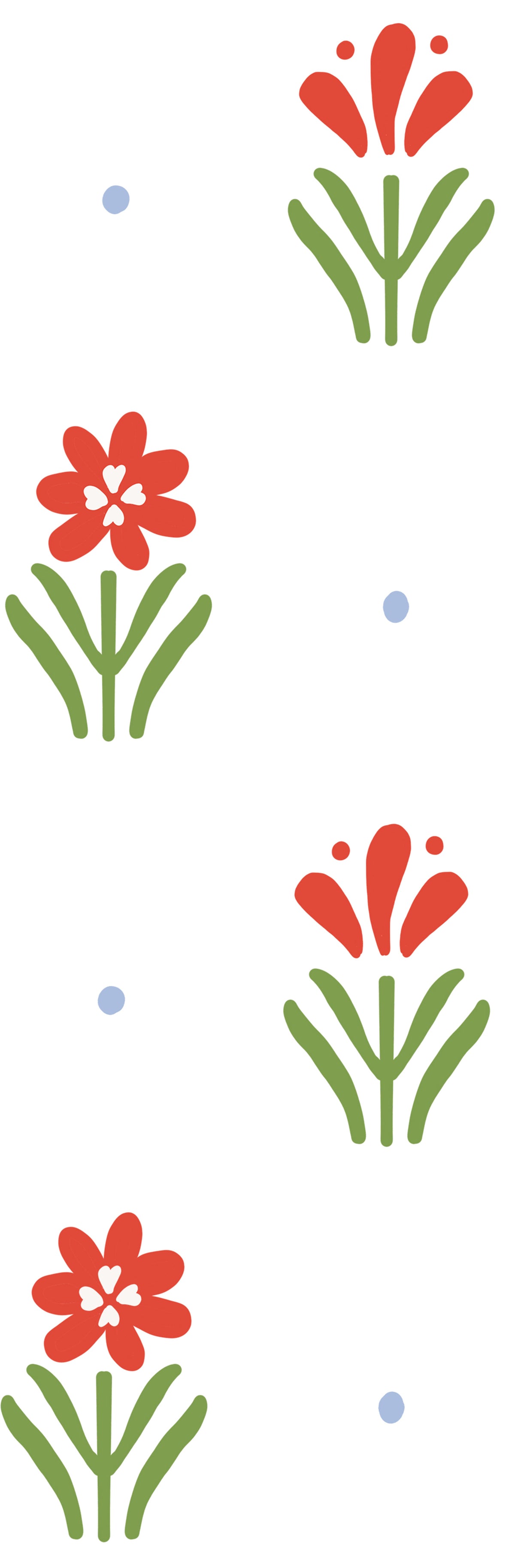 Country Cottage Floral Wallpaper in your room — zoomed