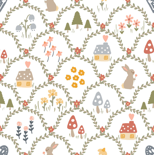 Fairytale Meadow Wallpaper