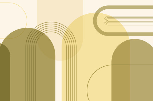 Chic Mid Century Wall Mural