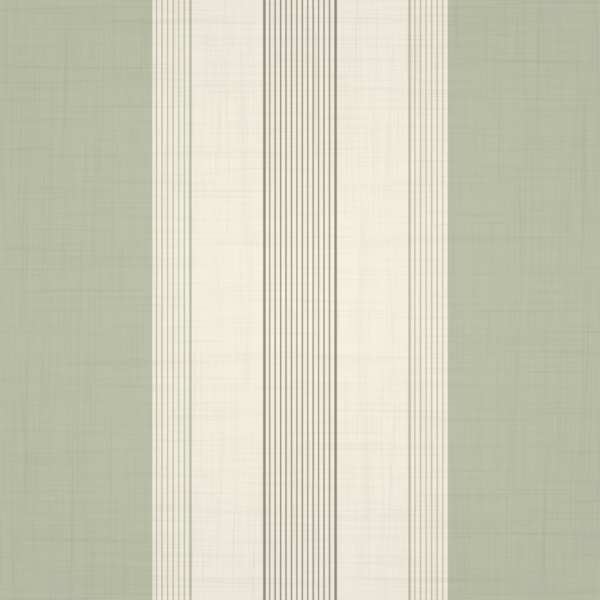 Classic Multiline Stripes Sage Green Wallpaper⁠