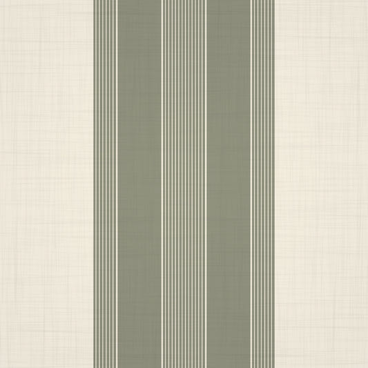 Classic Multiline Stripes Deep Olive Wallpaper⁠