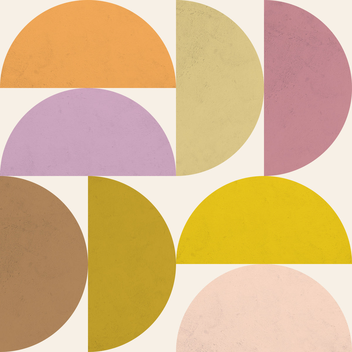 Mid-Century Modern Hues Wallpaper⁠ in your room