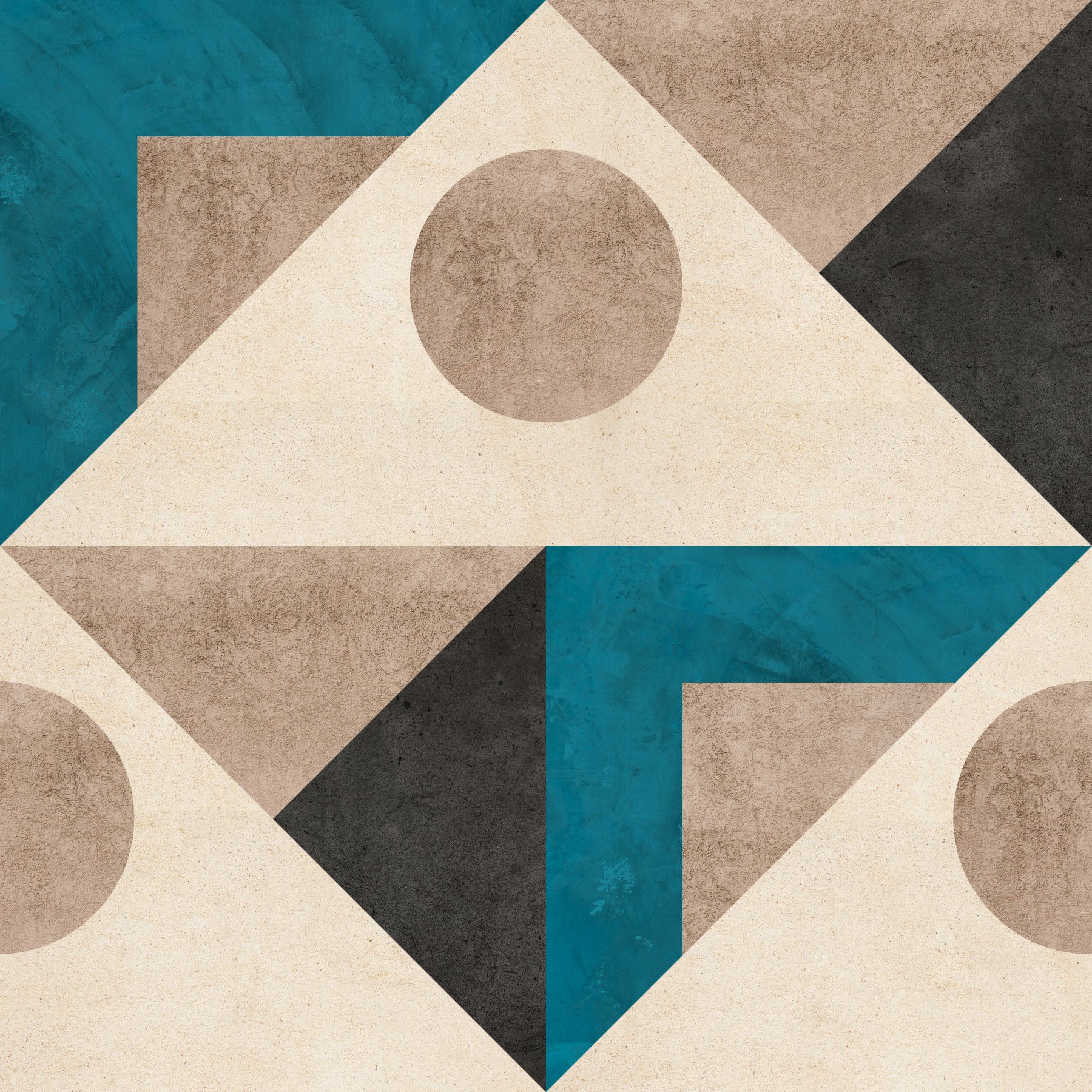 Geometric Terrazzo Wallpaper⁠