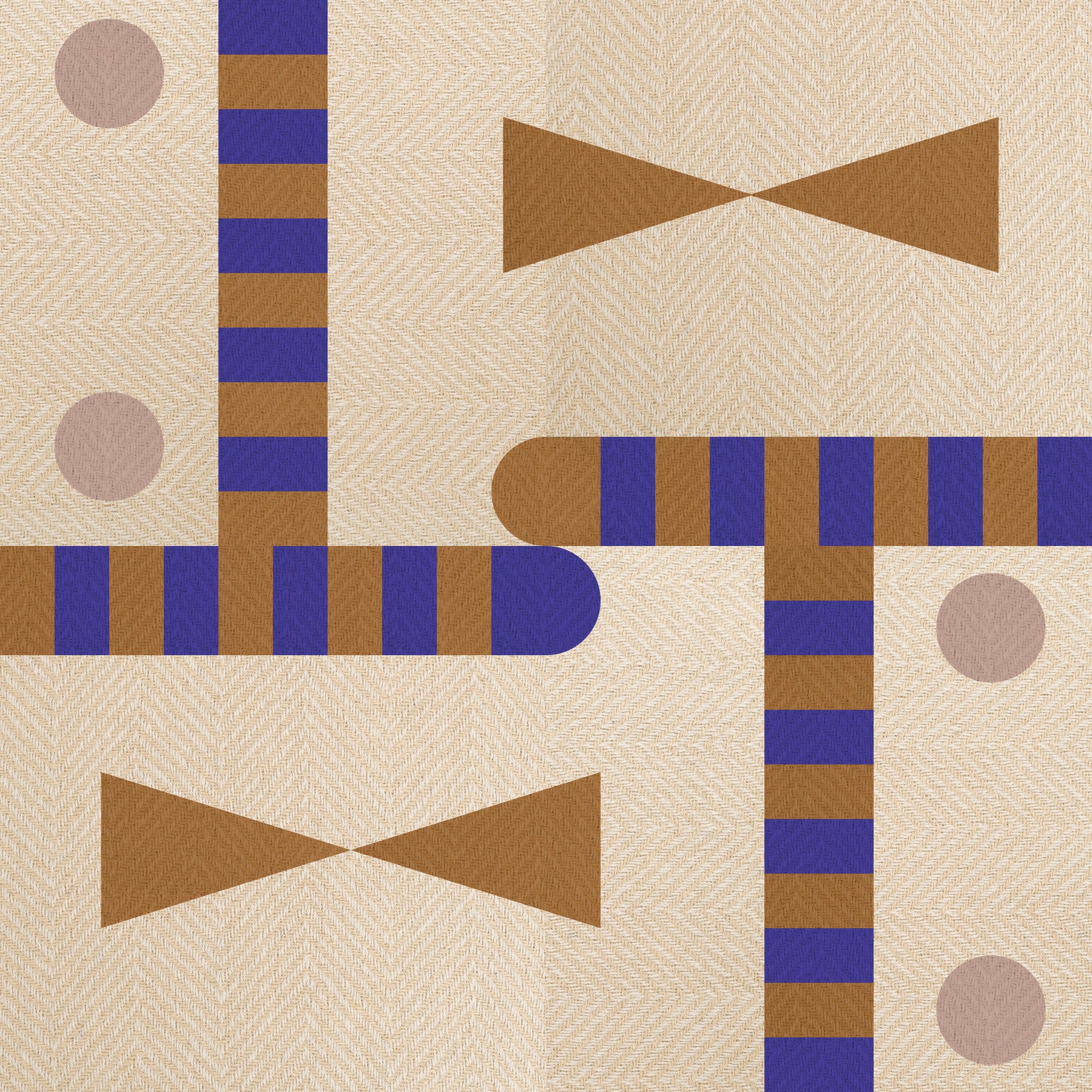 Earthy Geometric Wallpaper⁠