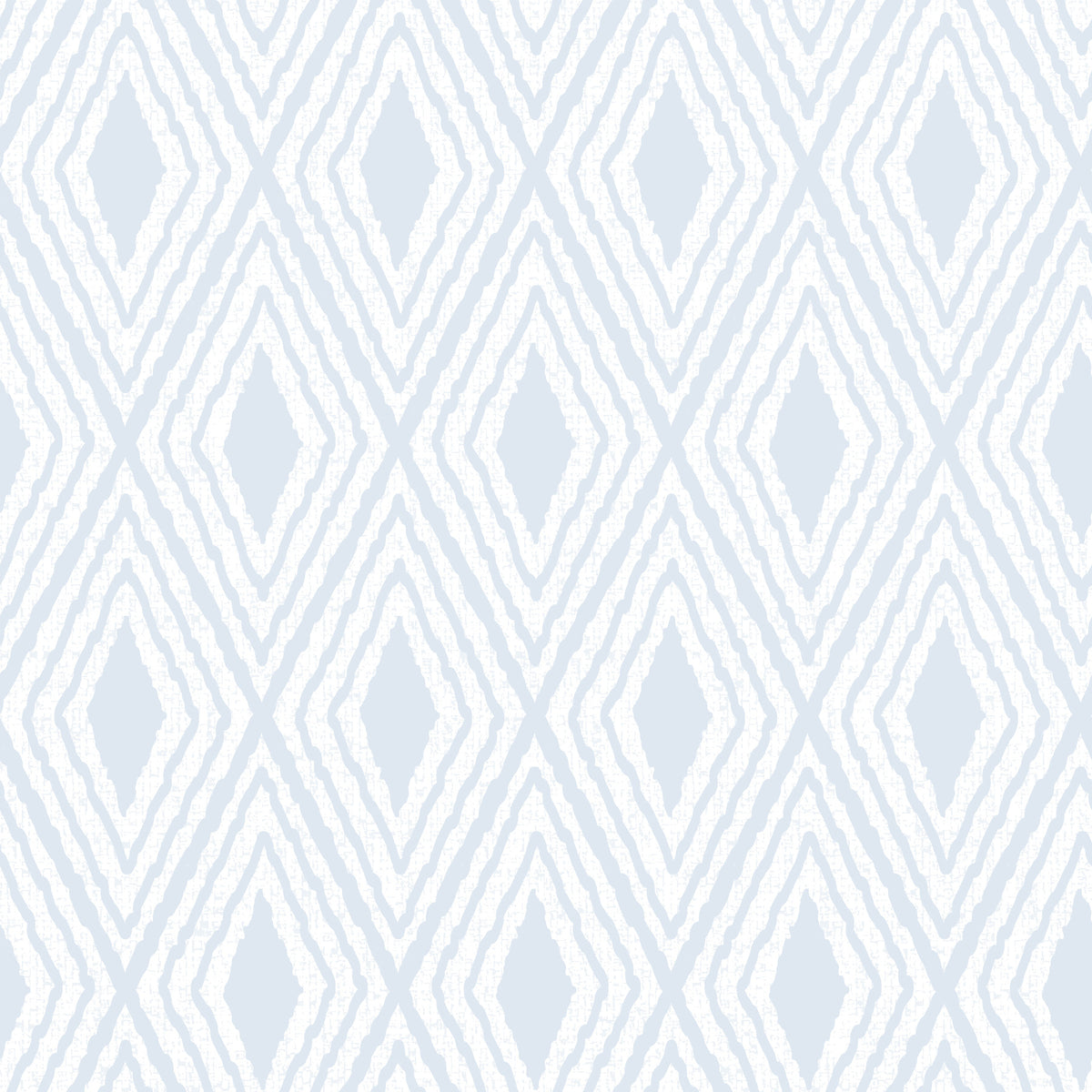 Harlequin Diamond Boho Azureish White Wallpaper⁠