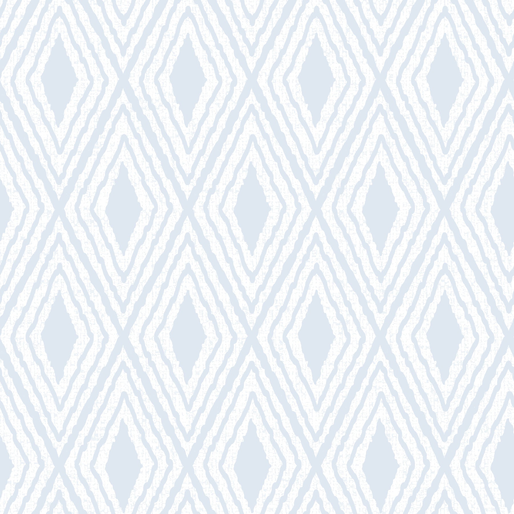 Harlequin Diamond Boho Azureish White Wallpaper⁠