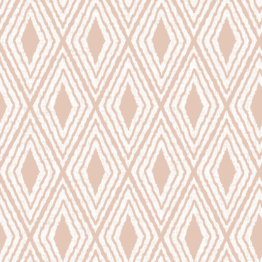 Harlequin Diamond Boho Cream Tan Wallpaper⁠