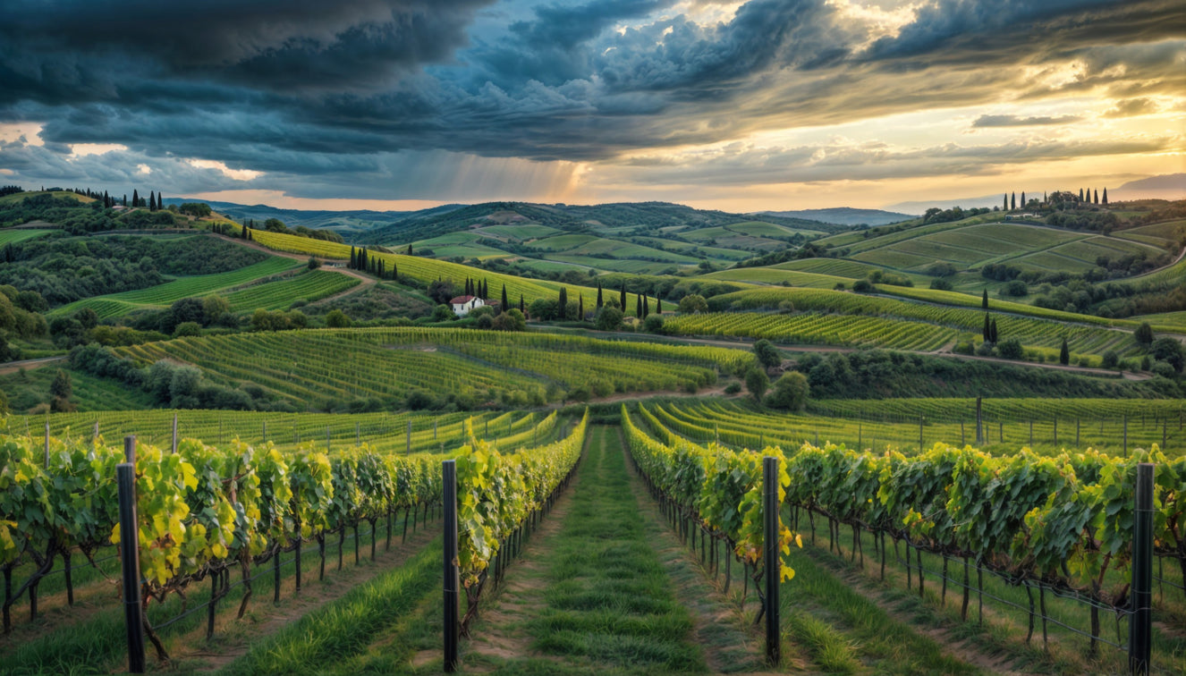 Tuscan Vineyard Dreamscape Wall Mural
