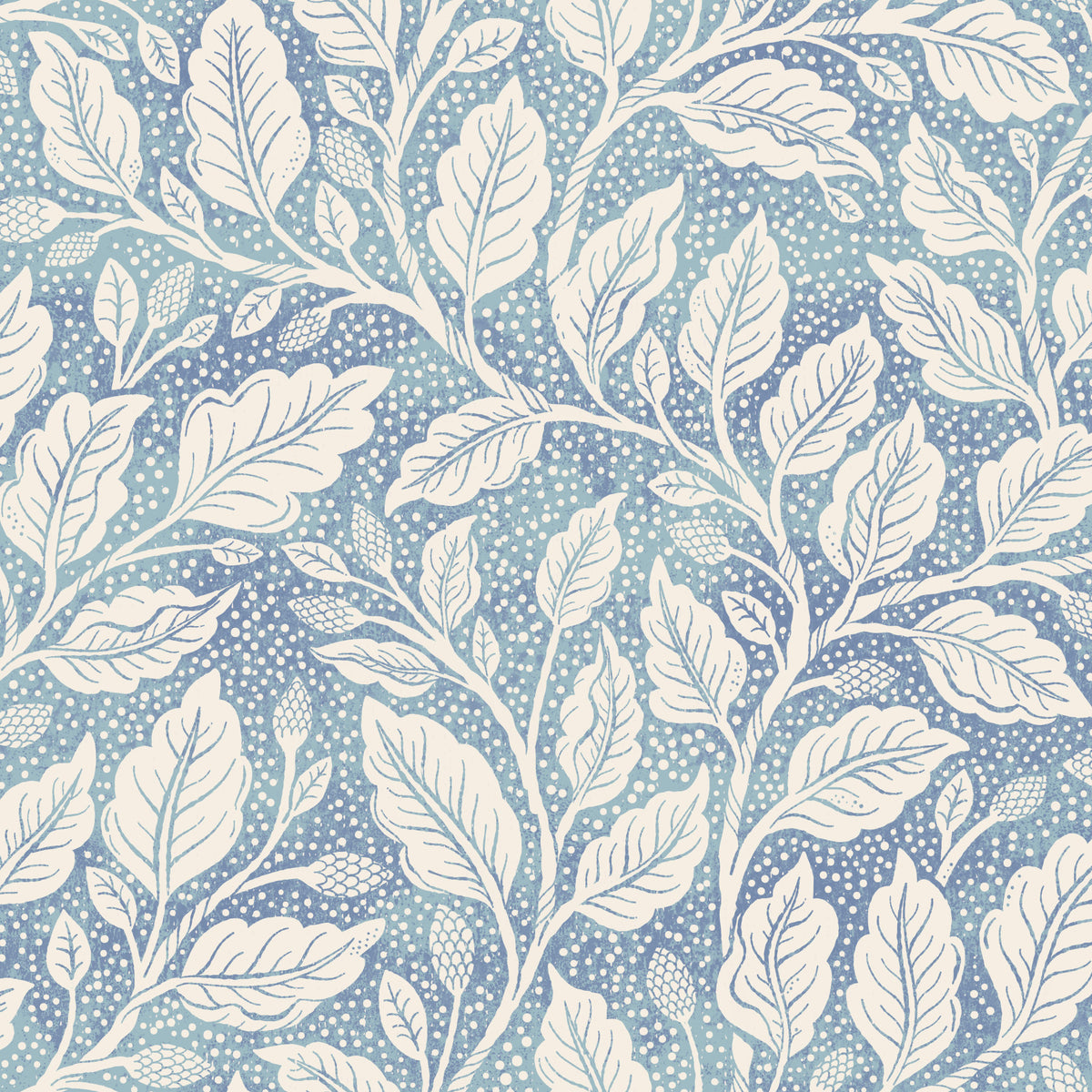 Blue Budding Branches Wallpaper⁠ in your room