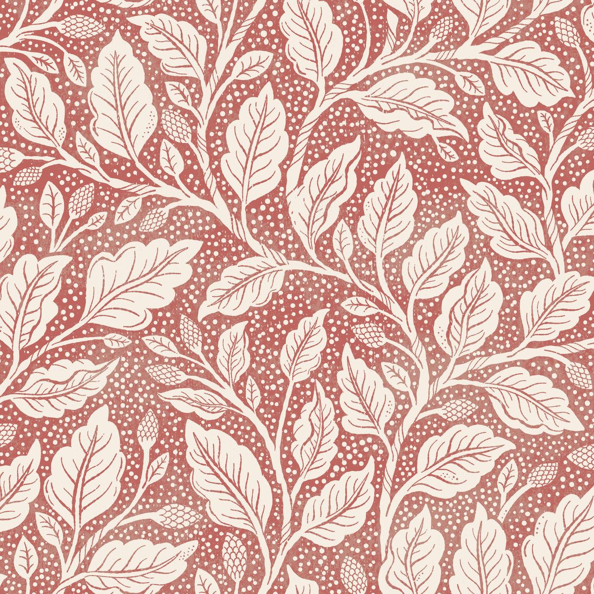 Rustic Red Budding Branches Wallpaper⁠ in your room — zoomed