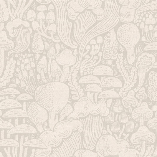 Sand Fungi Forest Silhouettes Wallpaper⁠