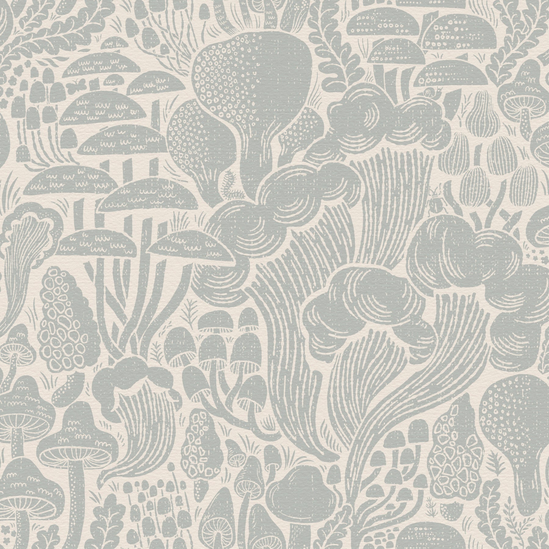 Sten Fungi Forest Silhouettes Wallpaper⁠ in your room — zoomed