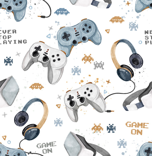 Game On - white Wallpaper⁠