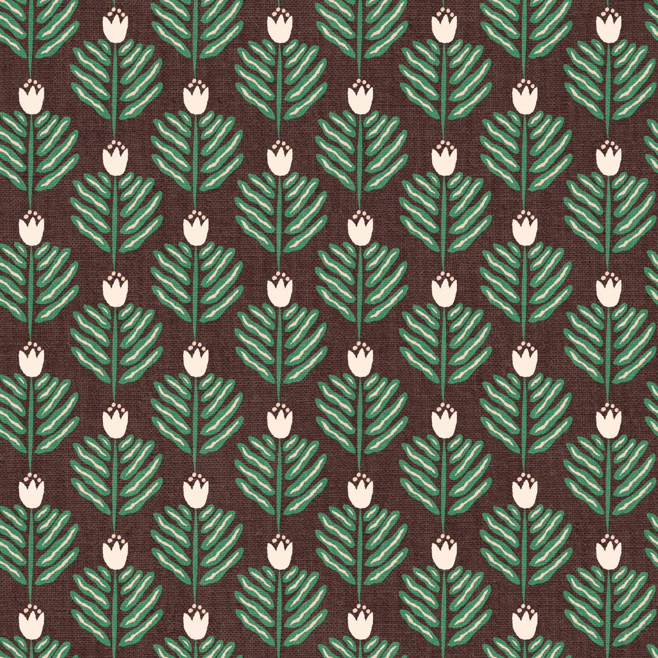 Green Chunky Plant Jewel Jungle Wallpaper⁠