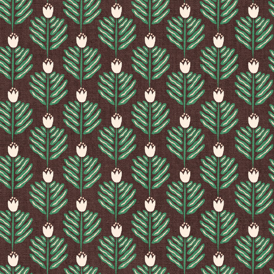 Green Chunky Plant Jewel Jungle Wallpaper⁠