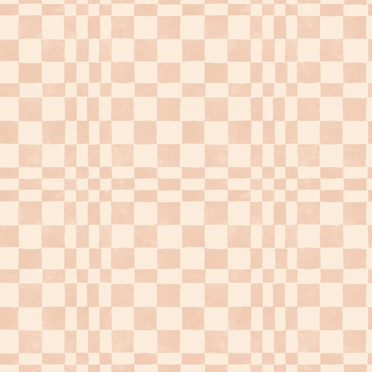 Terracotta Funky Woven Check Jewel Jungle Wallpaper⁠
