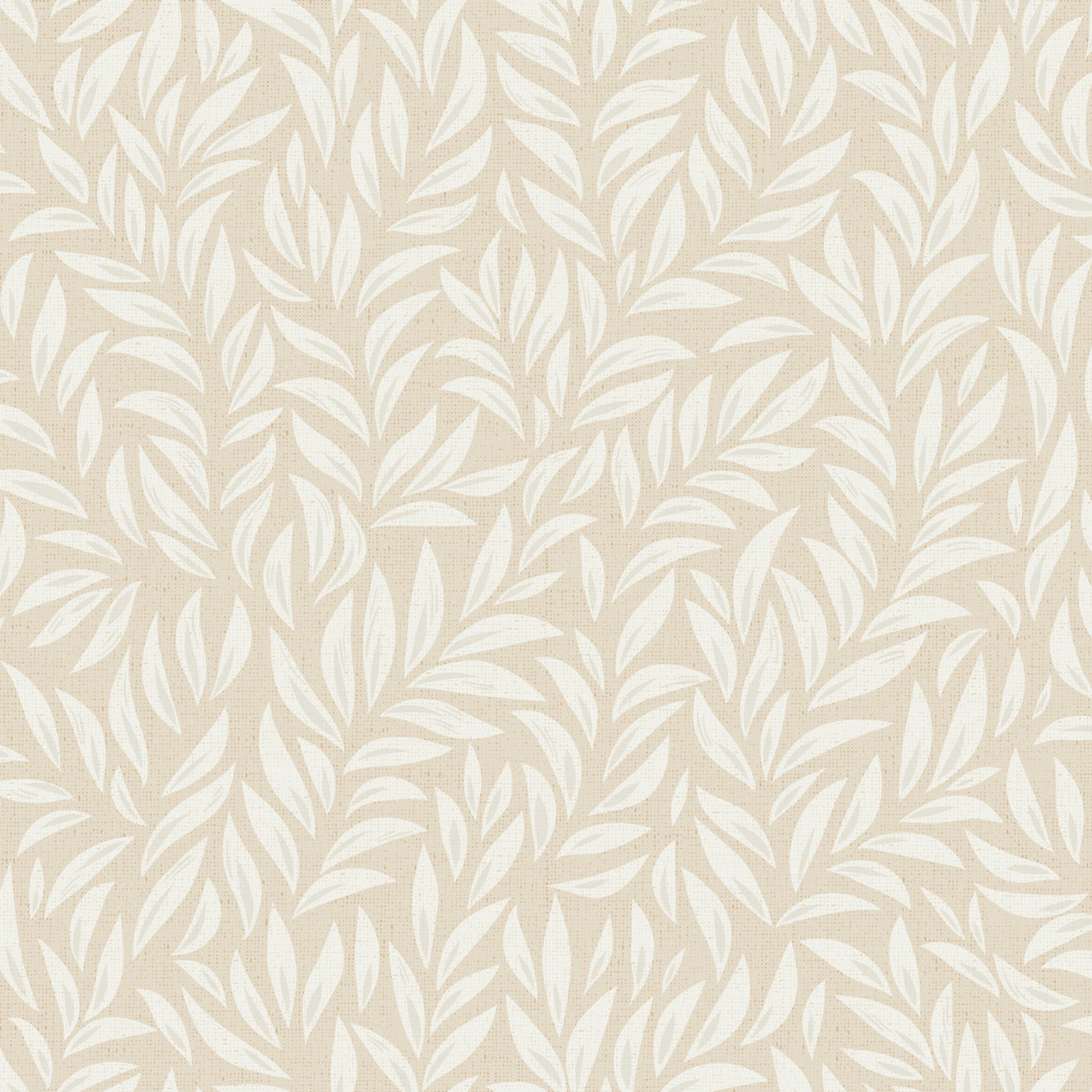 Beige Leafy Wallpaper⁠
