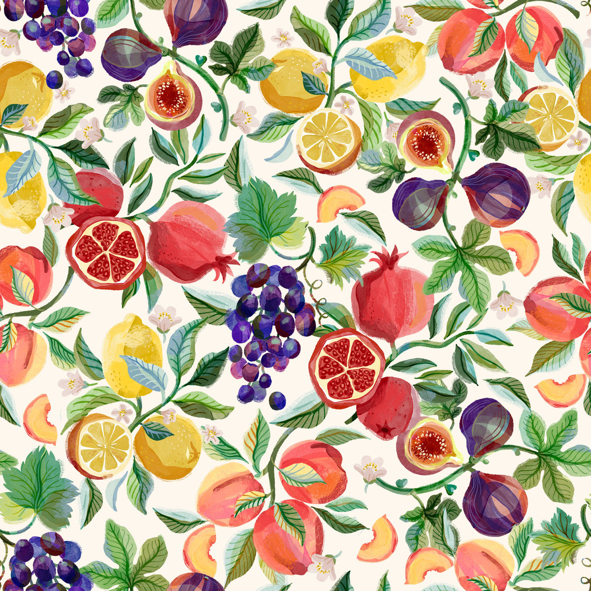 Mediterranean Fruit Wallpaper⁠