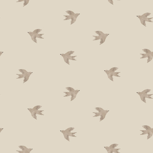 Dreamy Birds Summer Sand Wallpaper⁠