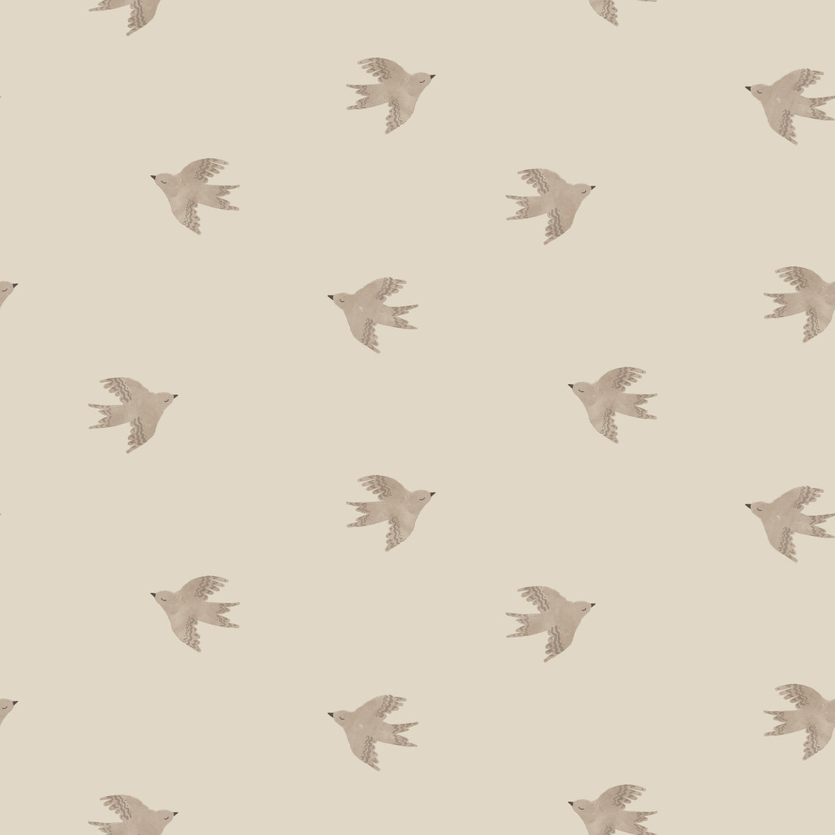 Dreamy Birds Summer Sand Wallpaper⁠ in your room — zoomed