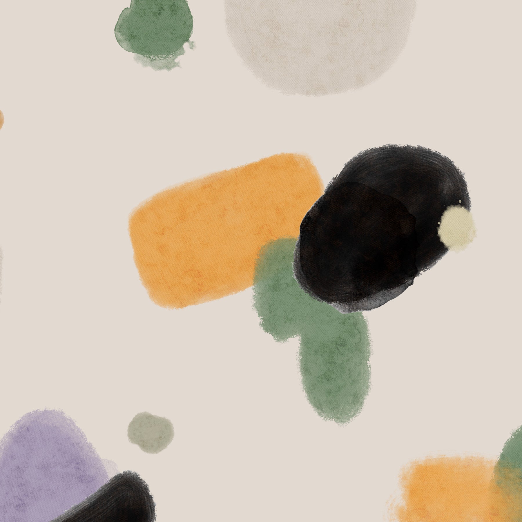 Clam Tone Composition Wall Mural in your room — zoomed