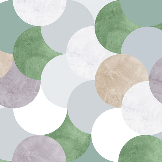 Circle Geometric Art Wall Mural