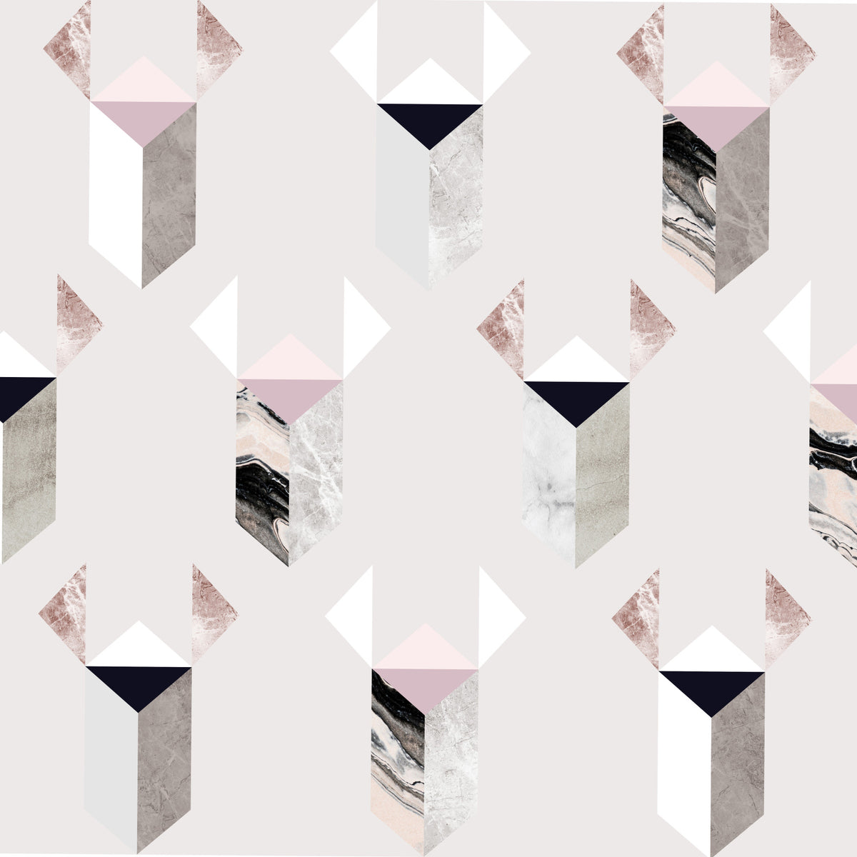 Concrete Neo Wall Mural in your room — zoomed