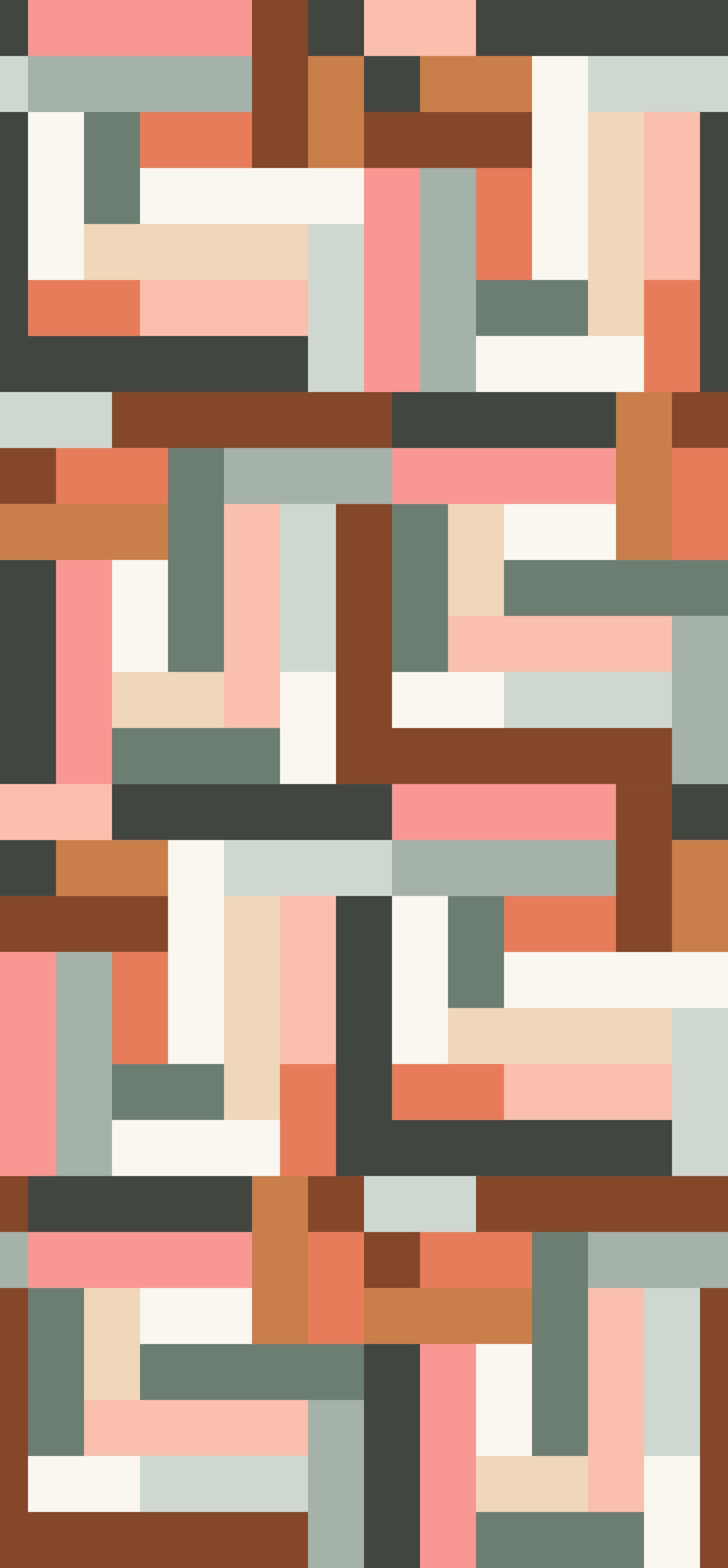 Terracotta Tiles Wallpaper⁠ in your room — zoomed