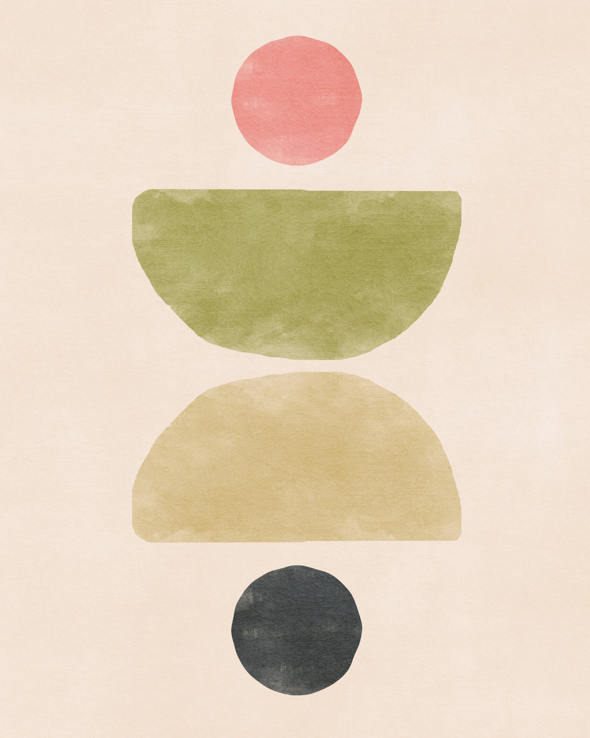 Balanced Hues Wall Mural in your room — zoomed
