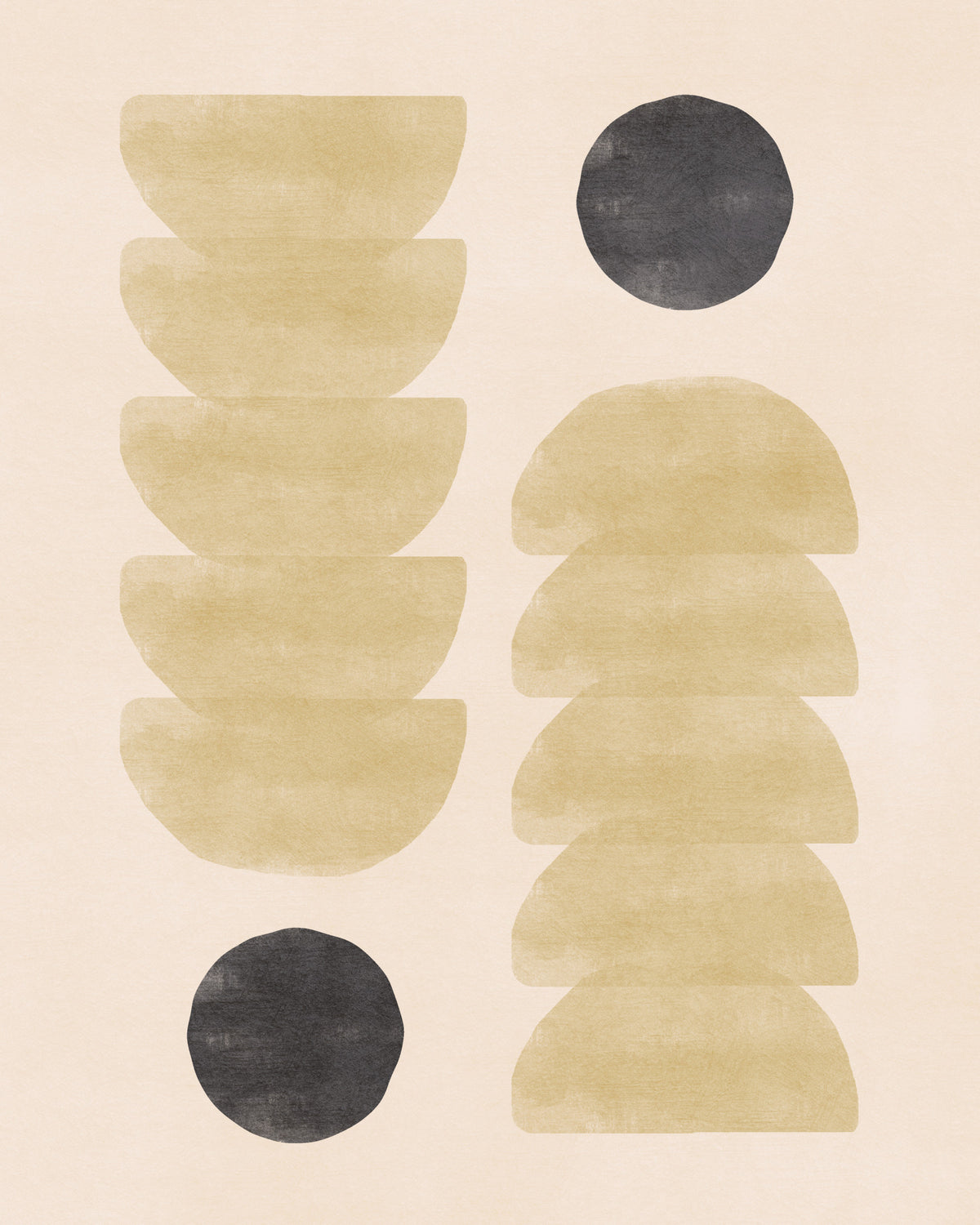 Geometric Zen Wall Mural in your room — zoomed