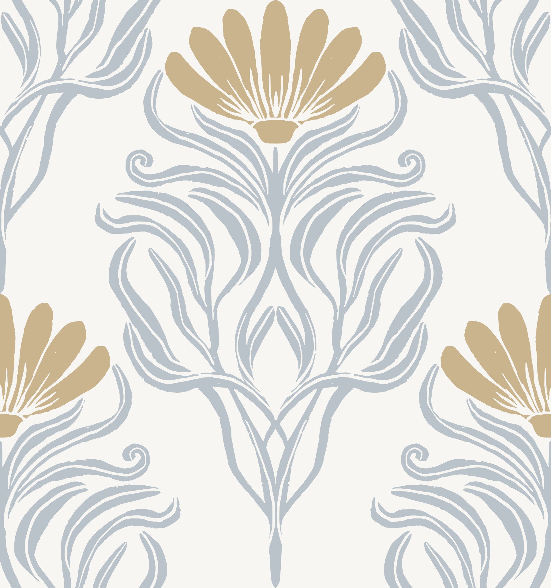 Ancient Motif Pattern Wallpaper⁠ in your room — zoomed