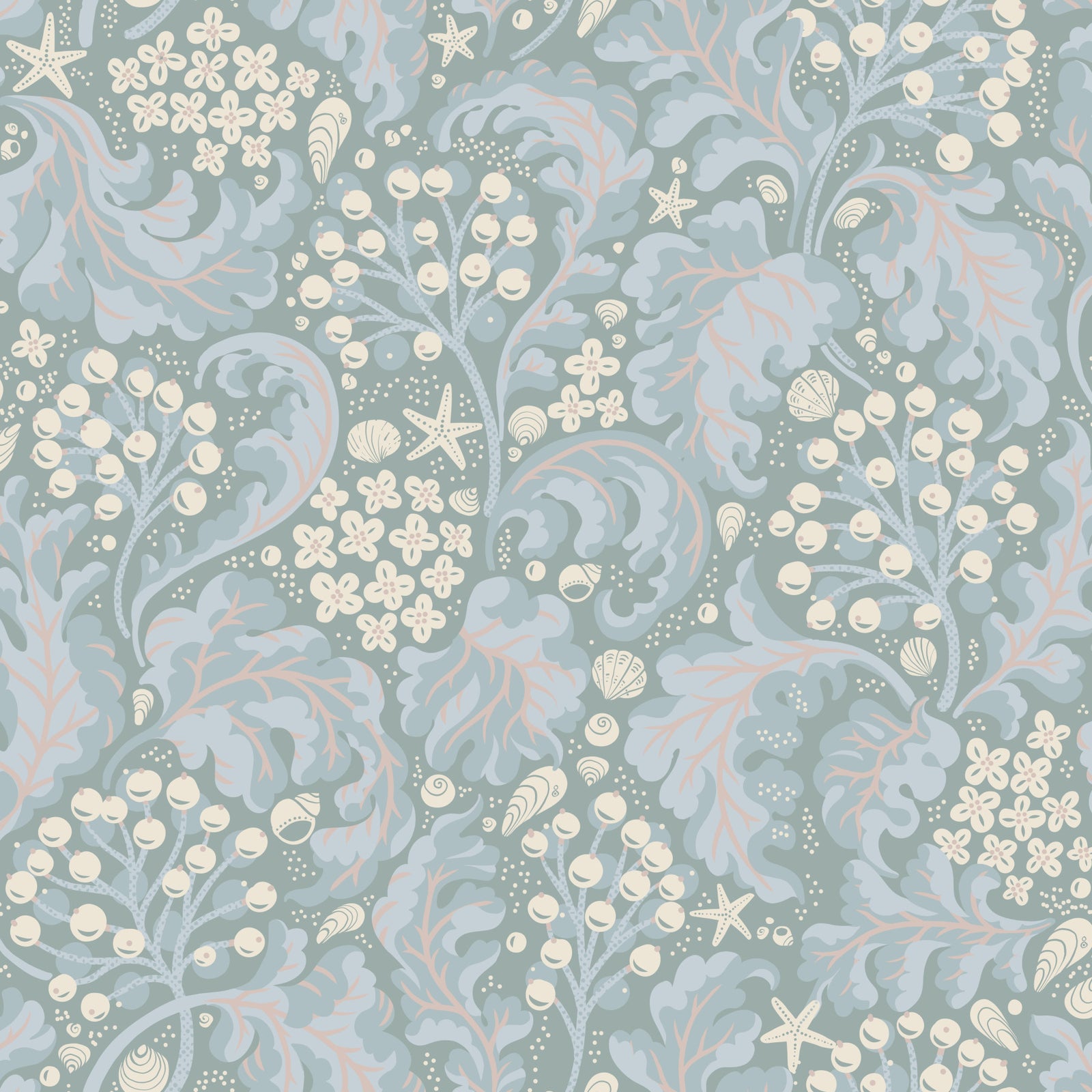 Sea Kale - Pearlescent Wallpaper⁠