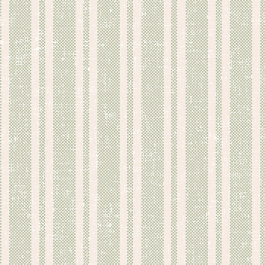 Sunchair Stripe - Green Wallpaper⁠